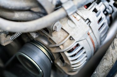 Araba motoru, motor bölümü, araba motoru arka plan