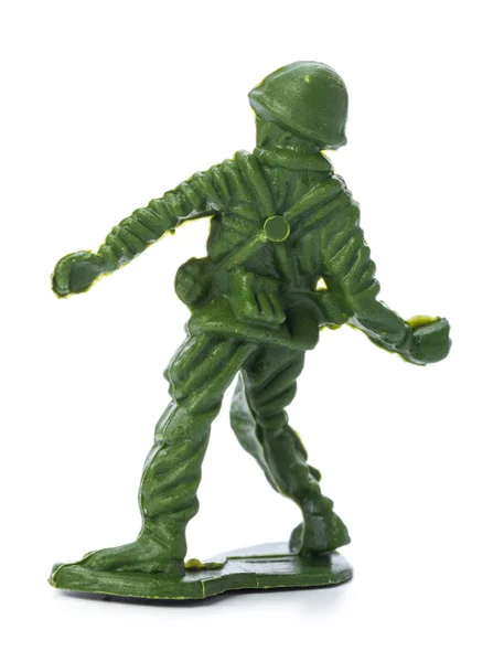 Іграшковий Солдат Фоні Крупним Планом — стокове фото