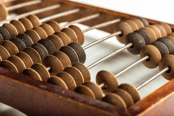 Ahşap Vintage Abacus Yakın Çekim — Stok fotoğraf