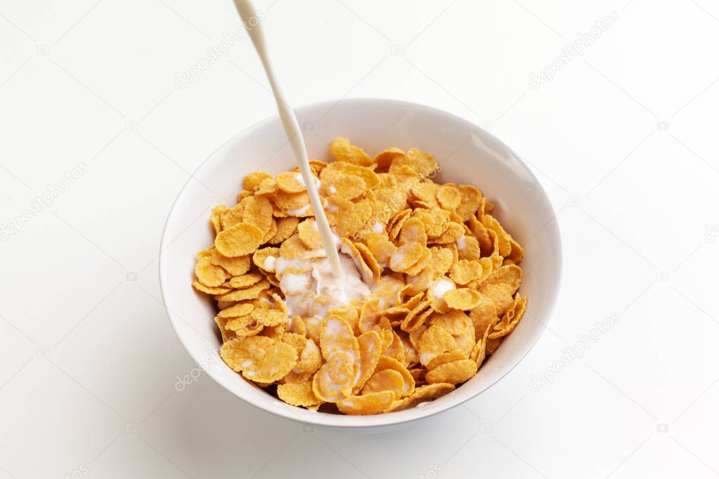 close up of Bowl of healthy muesli