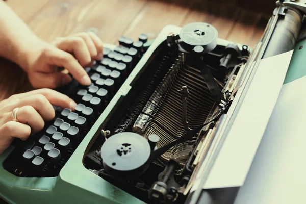 Antieke Typemachine Vintage Schrijfmachine Voor Schrijfmachines — Stockfoto