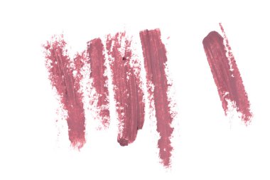 Beyaz arka plan üzerinde soyut ruj