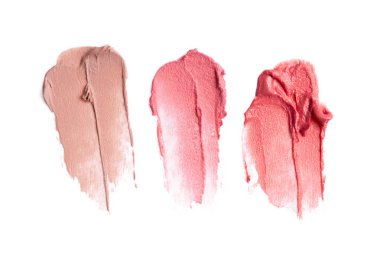 Beyaz arka plan üzerinde soyut ruj