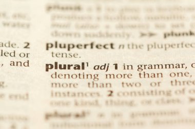 Kelimenin sözlük arka plan üzerinde Kapat