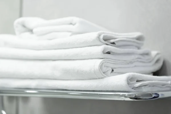 Stack White Towel — Stock Photo, Image