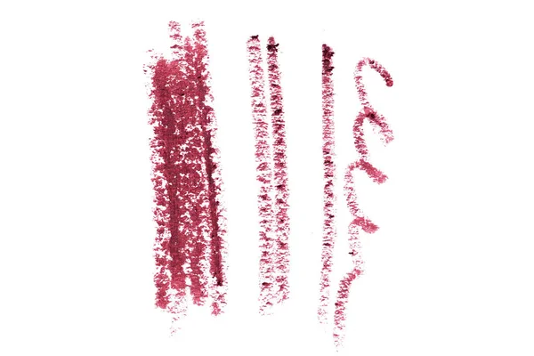 Abstract Lipstick White Background — Stock Photo, Image