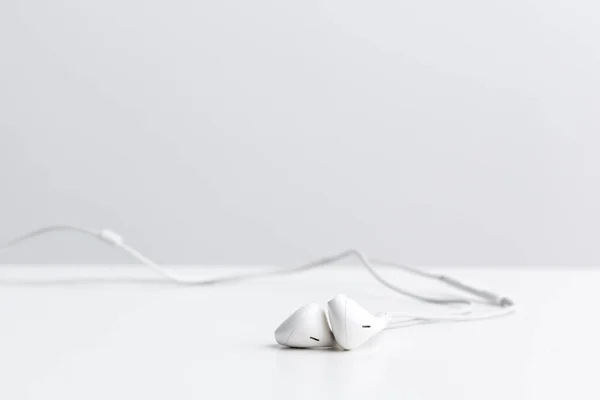 concept of digital music Headphones isolated white background