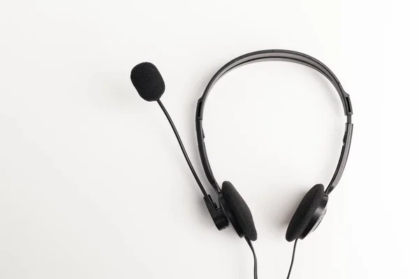 Audio Headset Table — Stock Photo, Image