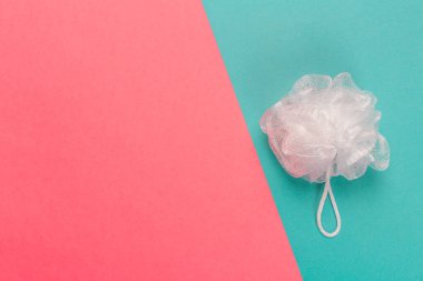 Küçük bir renk blok arka plan yukarıdan bast