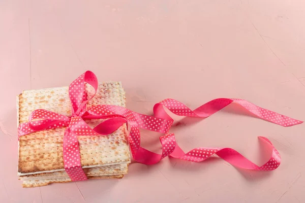 Páscoa Tradicional Judaica Pão Matzo — Fotografia de Stock