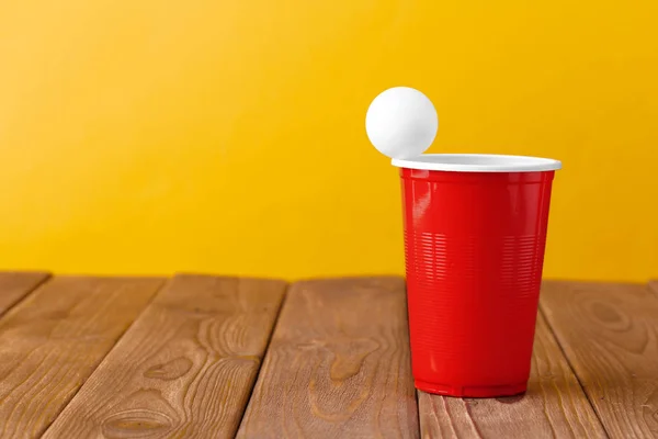 College Party Sport Beer Pong — Stock Photo, Image