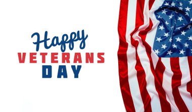 Gaziler günü Amerikan bayrağı, holidady kavramı ile bileşik resmi 