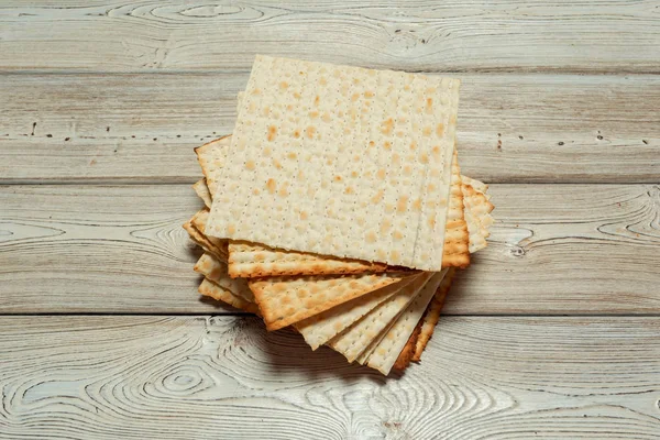 Páscoa Tradicional Judaica Pão Matzo — Fotografia de Stock