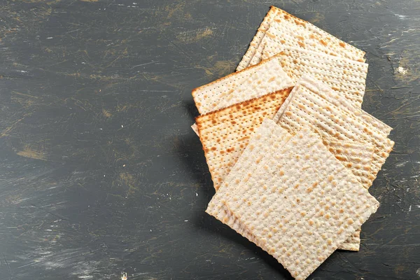 Páscoa Tradicional Judaica Pão Matzo — Fotografia de Stock