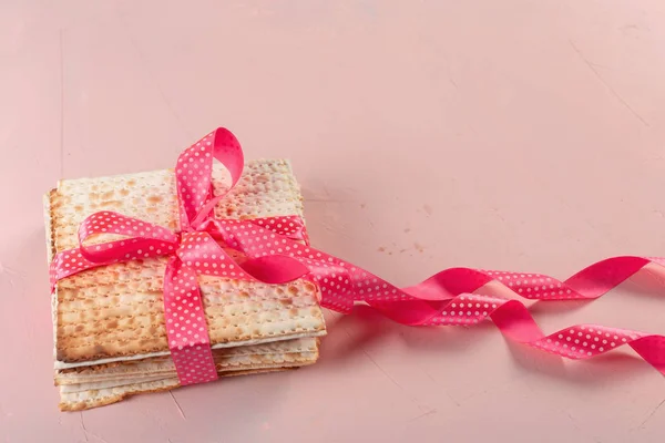 Páscoa Tradicional Judaica Pão Matzo — Fotografia de Stock