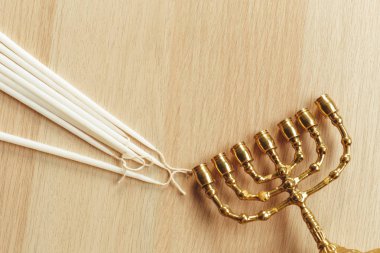 Eski ritüel mum yedi Kollu Şamdan