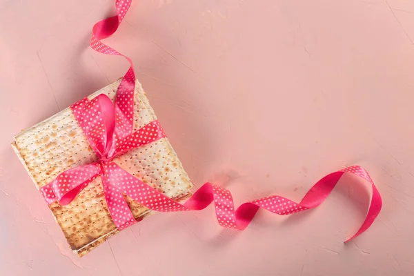 Páscoa Tradicional Judaica Pão Matzo — Fotografia de Stock