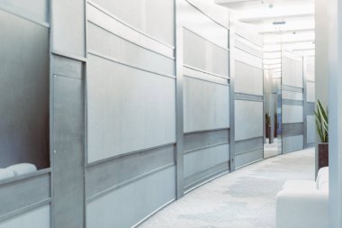 Modern ofis iç mekan bulanık 