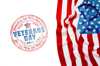 Gaziler günü bayrak için yaratıcı arka plan