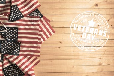 Gaziler günü bayrak için yaratıcı arka plan