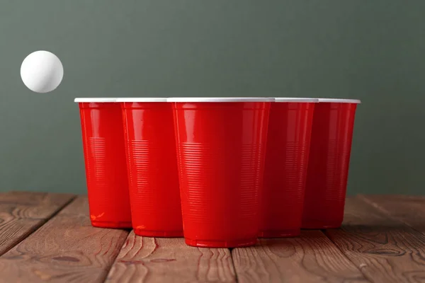 College party sport beer pong