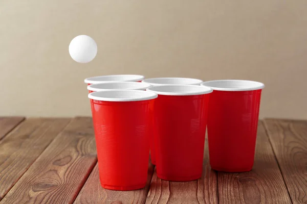 Collège Fête Sport Bière Pong — Photo