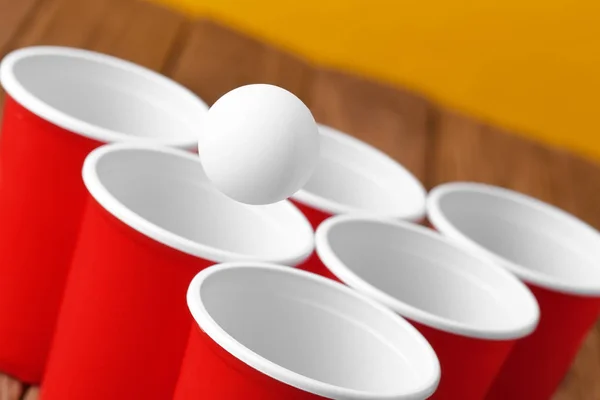 College party sport beer pong