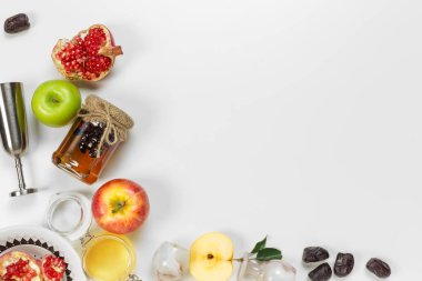 Rosh hashanah (Yahudi yeni yıl tatili) kavramı.