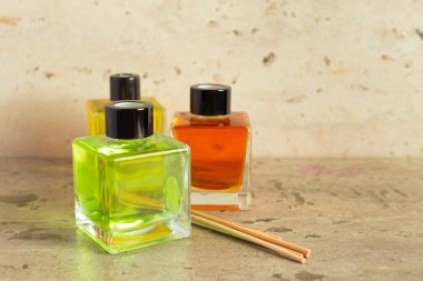 Aromatik çubukları için arka plan, eve yakın çekim