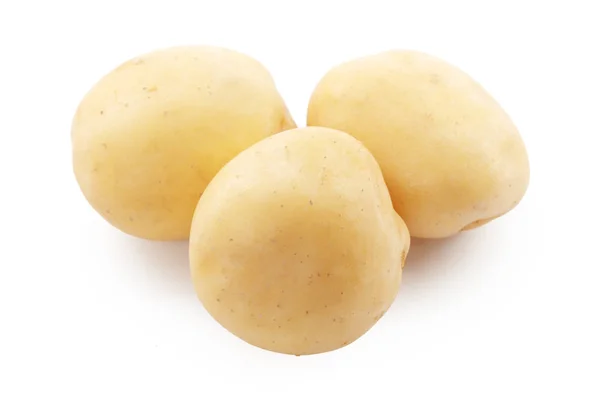 Potatis Isolerad Vit Bakgrund — Stockfoto