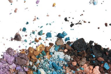 Beyaz arka plan üzerinde izole renkli kaptırdın.