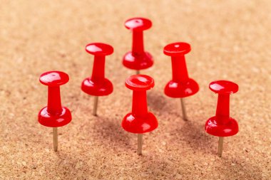 Arka plan ve renkli pinler için PIN Yönetim Kurulu dokusu