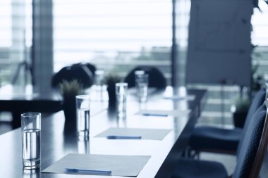 Ofis iç mekan bulanık