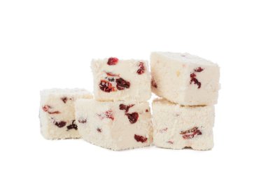 Türk tatlılar üzerinde beyaz izole kapatmak.