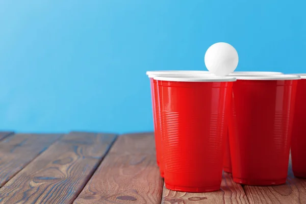 College party sport, beer pong