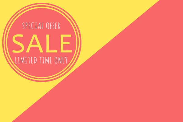 Special Offer, Business Concept. Sale limited time only
