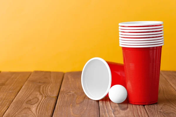 Colegio Partido Deporte Cerveza Pong — Foto de Stock