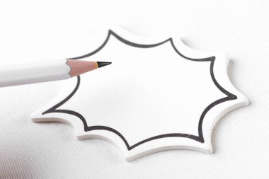 Sohbet kabarcık metin için sosyal medya sohbet kavramı, boş boş