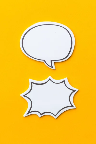 Sociale Media Chat Concept Lege Lege Praatjebel Voor Tekst — Stockfoto