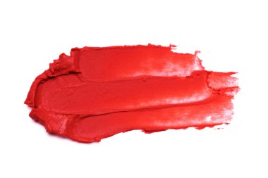 Beyaz arka plan üzerinde izole renkli ruj