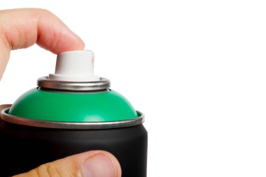 izole üzerinde beyaz arka plan olabilir sprey boya