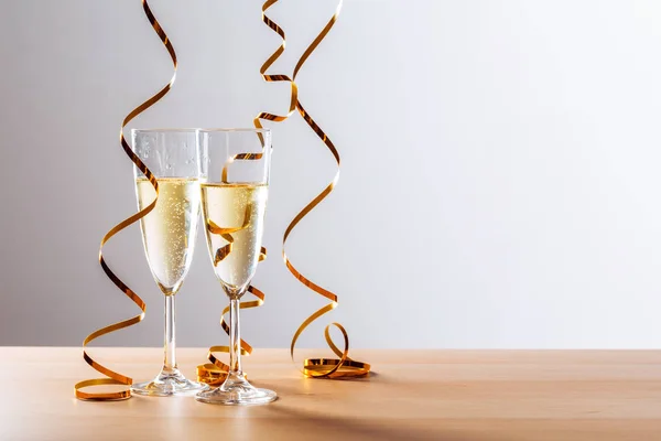 Capodanno Sfondo Celebrazione Con Champagne — Foto Stock