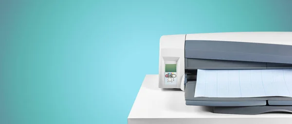 Impresora Fotocopiadora Escáner Mesa Oficina — Foto de Stock