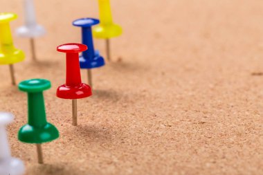 Arka plan ve renkli pinler için PIN Yönetim Kurulu dokusu