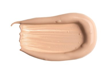 Sıvı temel beyaz arka plan üzerinde leke.