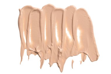 Sıvı temel beyaz arka plan üzerinde leke.