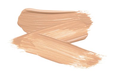 Sıvı temel beyaz arka plan üzerinde leke.