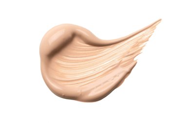 Sıvı temel beyaz arka plan üzerinde leke.