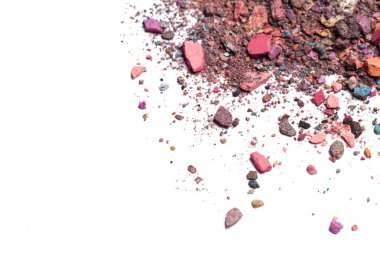 Göz merceği beyaz arkaplanda izole edildi.