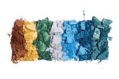 Göz merceği beyaz arkaplanda izole edildi.